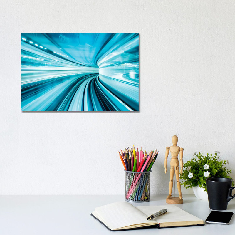 Concept of Modern Technology 5G Internet Connection 1 Piece Wrapped Canvas Wall Art, 20.32 cm H x 30.48 cm W