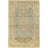 Antique One Of A Kind One-of-a-Kind 4'4" X 6'5" Hand Knotted Area Rug