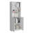 Salina 3 Piece Living Room Set with 3 Bookcases, White