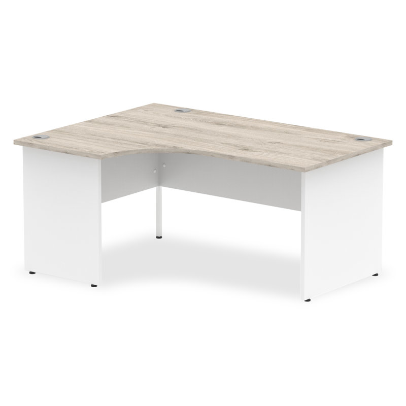 Zetta L-Shaped Executive Desk, 73 x 180 x 80, Left Orientation