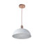 Luminaire suspendu blanc à 1 lumière Deedee