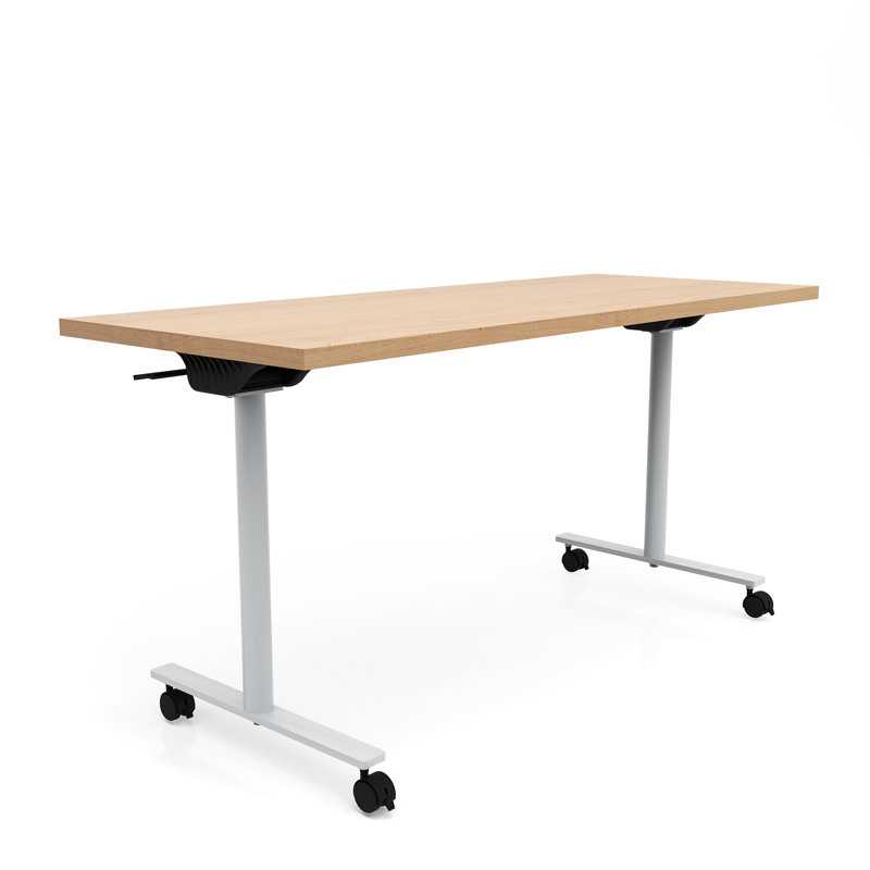 Table à roulettes Jurni, H 29,50 po x L 60 po x l 24 po, Érable fusion