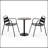 Charming Outdoor Bistro Set For Relaxing And Stylish Backyard