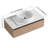 36" Bath Vanity Wall Mount w/ Ceramic Sink & Soft-Close Drawer-265502371-265502370