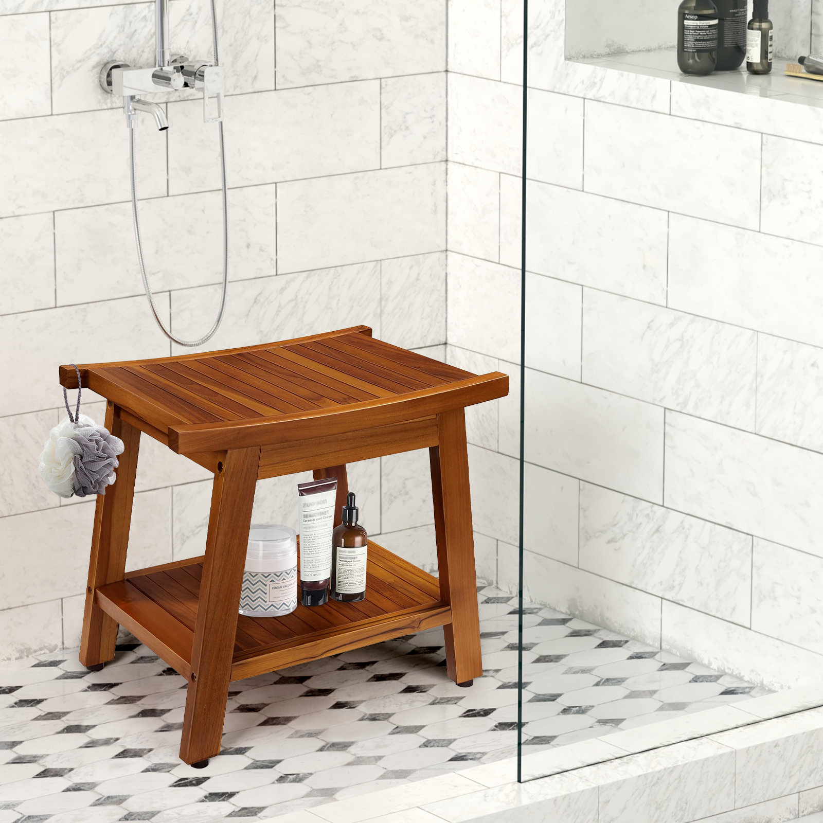 Bath best sale shower bench