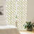 Abstract Window Curtains, Vintage Eighties Thunder Bolts on Notebook Page Background Funky Retro, Lightweight Decorative Panels with Rod Pocket Yellow Black White Semi-Sheer Rod Pocket Sliding Panel-45075544