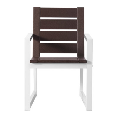 Chaise avec accoudoirs pour l'extérieur