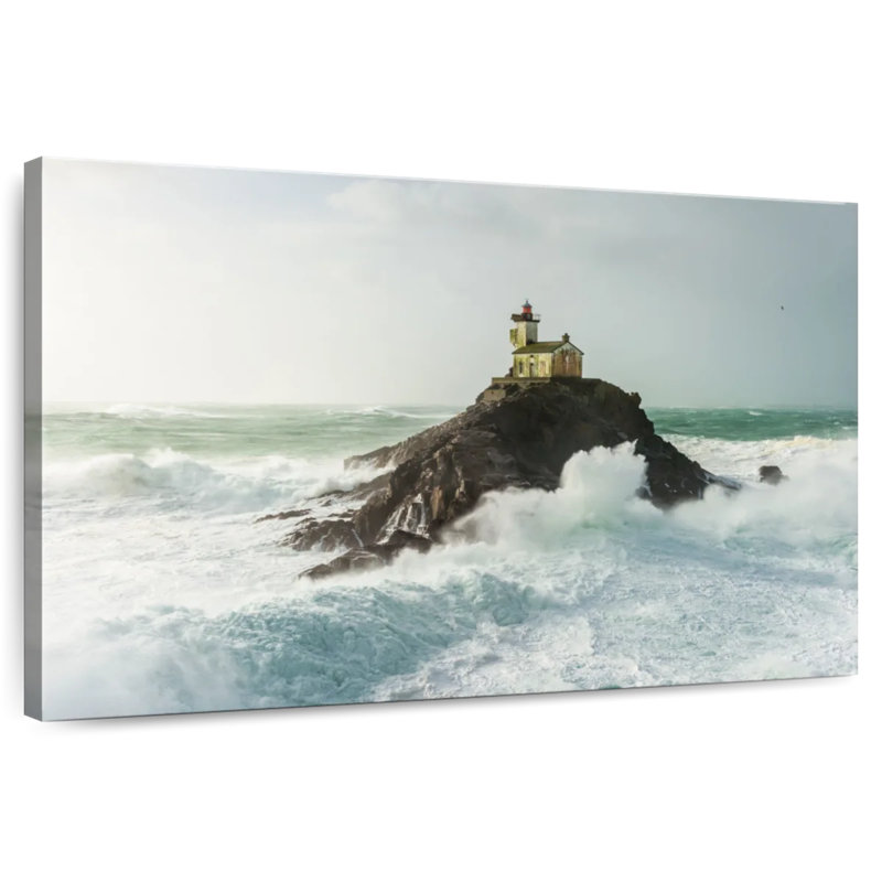 Alvord Tevennec Lighthouse, 32" H x 48" W