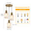 Modern Glass 3-Light Pendant
