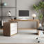 142.2Cm W Rectangle Computer Desk with Cabinet