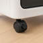 Refroidisseur d'air à évaporation portable en ABS 26,2 "avec télécommande et minuterie pour la chambre à coucher et le bureau personnel