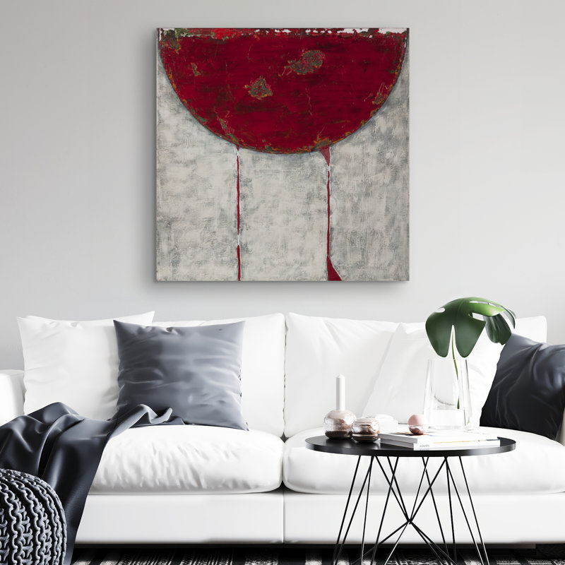 half circle - 32"x32" art on canvas