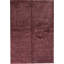 Abstract Area Rug in Rust
