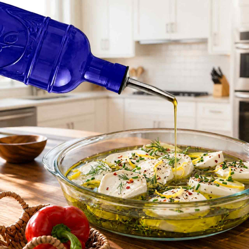 16,1 oz Huilier en verre recyclé Olive, Marine