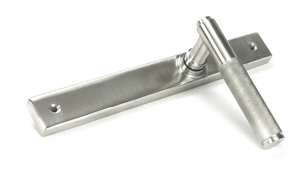 Brompton Multipoint Lock Door Handle, Satin Marine SS (316)