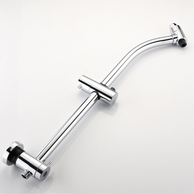 7 Dual Shower Head System With Stainless Steel Slide Bar, , 1.8 Gpm, Wall Mount, 59" Hose, Versatile Use Finish 7-setting And Contemporary Style
