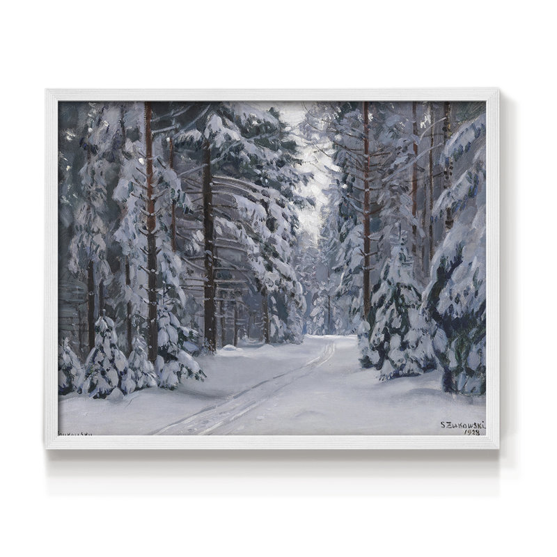 Paysages rétro-CCVI-reproduction encadrée, H 16 po x l 20 po, Blanc