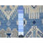 Tapis oriental noué à la main 8 pi 2 po x 9 pi 8 po, style kazak, 100% laine, teinture naturelle, style oriental, 8 pi 2 po x 9 pi 8 po