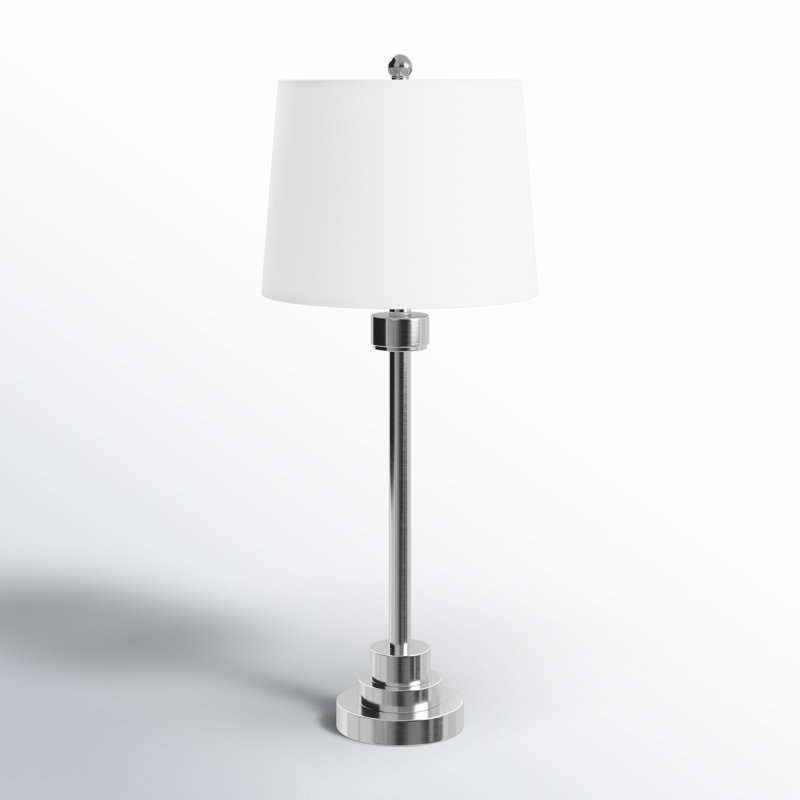 Lampe standard en nickel 30 po Navilas
