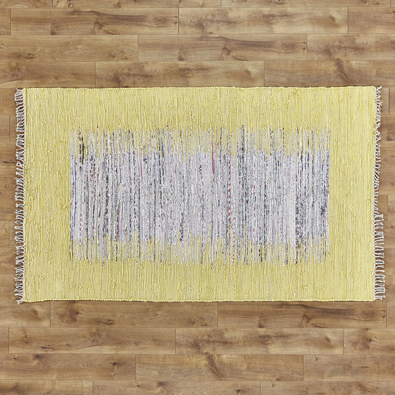 Dumont Cotton Hand Woven Area Rug, Rectangle 152 x 244 cm