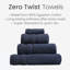 Baljiwan 10 Piece Egyptian-Quality Cotton Bath Towel Bale - Luxury Zero Twist Cotton, Multi-Size-2109511137