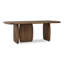 Table à piédestal en acacia Myzaria Ronquillo