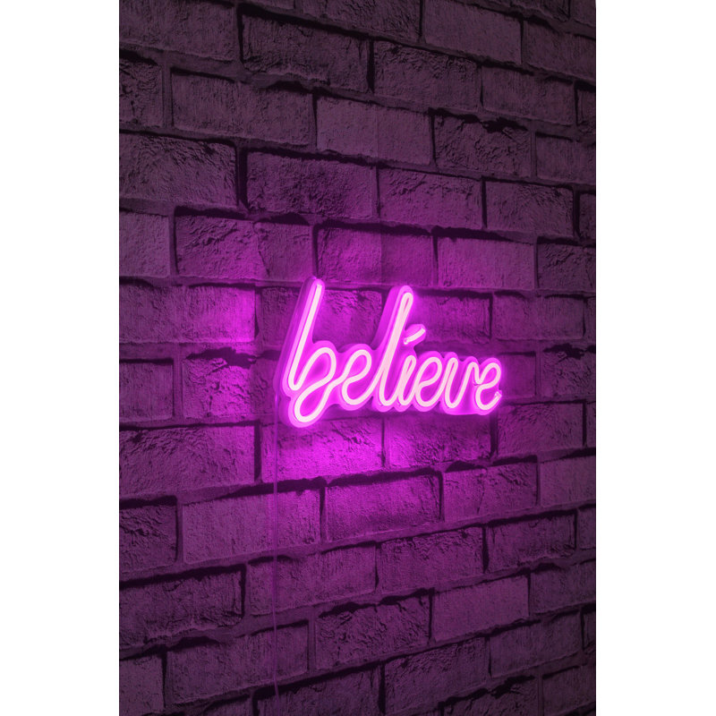 Flexible Neon LED Lighting Strip, Pink, 13.0 x 6.3 x 0.8 inches | IP67 Waterproof, PVC Foam Template | DC 12V, 8W-10W/m | Built-in Wall Hanging System, Perfect for Home Decor & Party Lighting