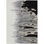 9' X 12' Black Gray And Ivory Abstract Washable Indoor Outdoor Area Rug