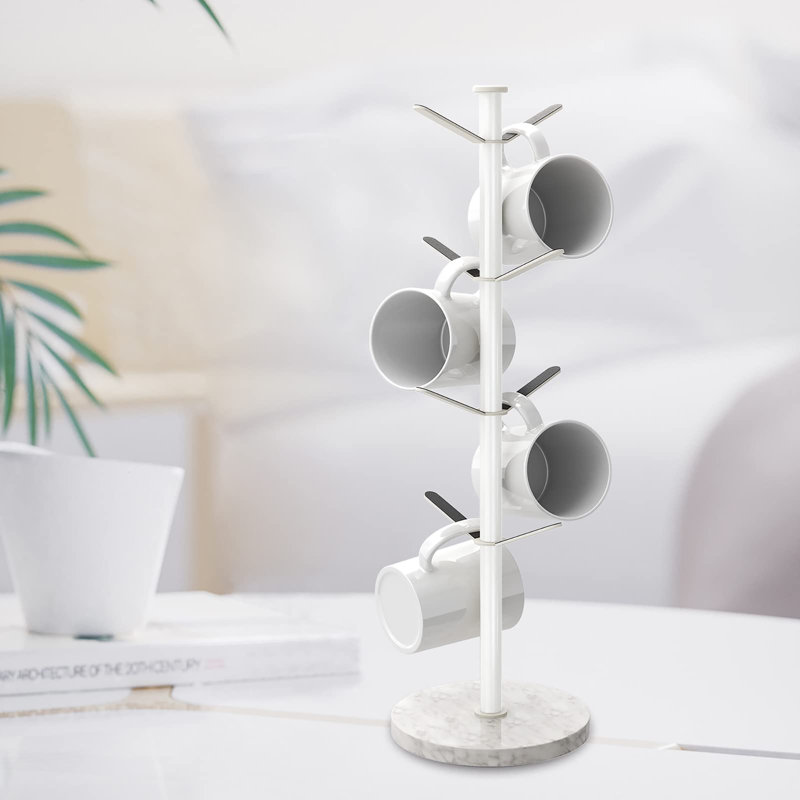 Mug Holder Tree, White