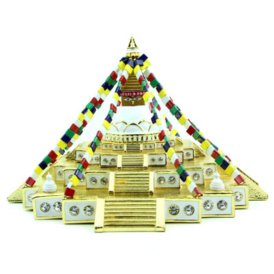 Sculpture stupa en Bejeweled de Feng Shui