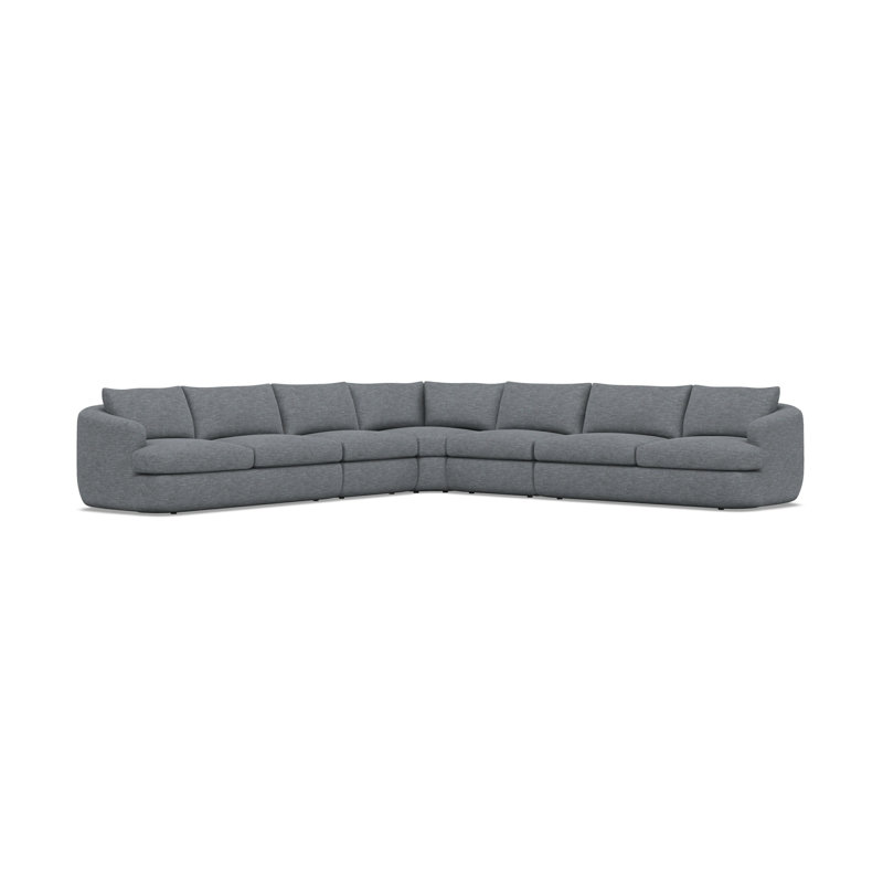 Jules Fabric 5 Pc Sectional, 5555-011