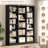 Wakil 74"H X 59"W 6-Tier Large Wood Storage Bookcase-1506212949