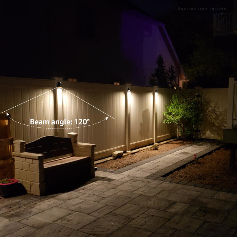 LED Fence Light Low Voltage 3000K Warm White