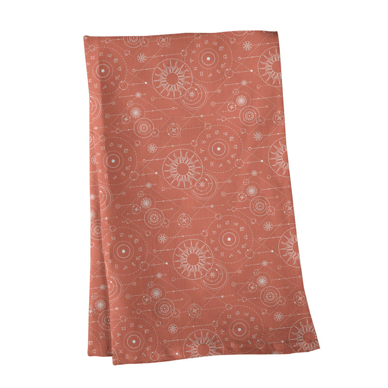 Tea Towel Kitchen Towel, Cotton Twill, Orange