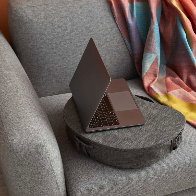 Jenneifer Laptop Tray, Dark Grey