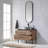 Ilfracombe 36 " W Freestanding Standard Free Standing 1 Single Vanity Bathroom Vanity With Stone Top with Mirror