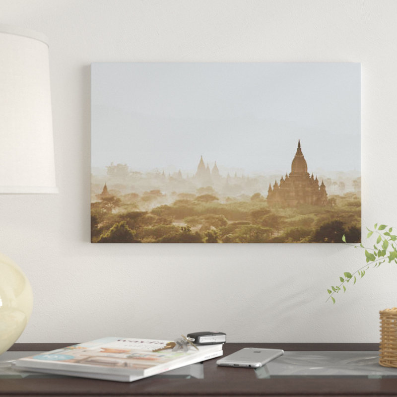 Reproduction d'art graphique sur toile tendue, H 8 po x l 12 po x P 0,75 po, Toile tendue, Pas de tapis