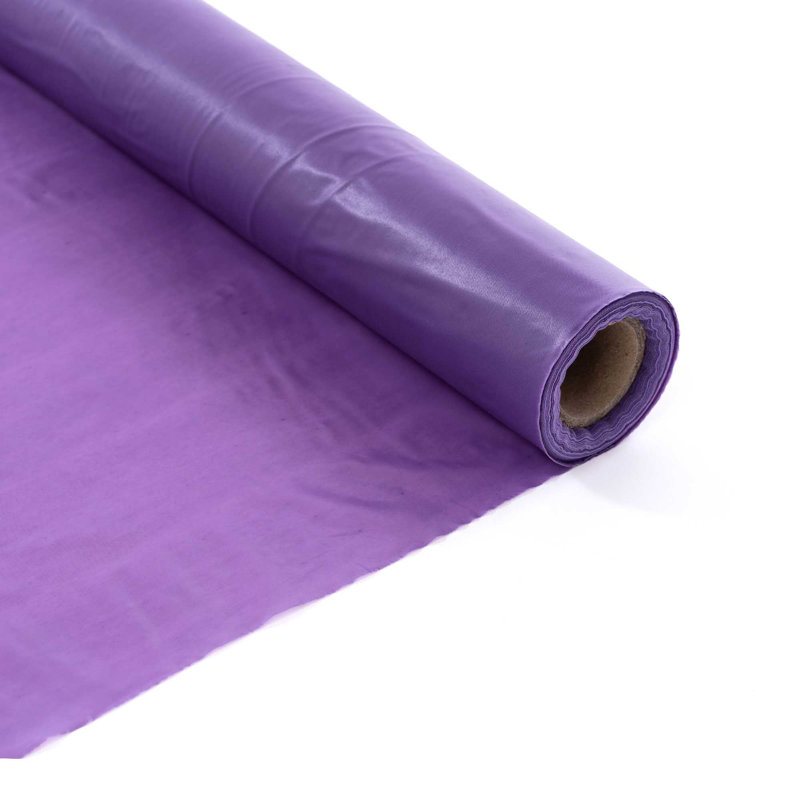 Rouleaux de nappe en plastique jetables, Mauve