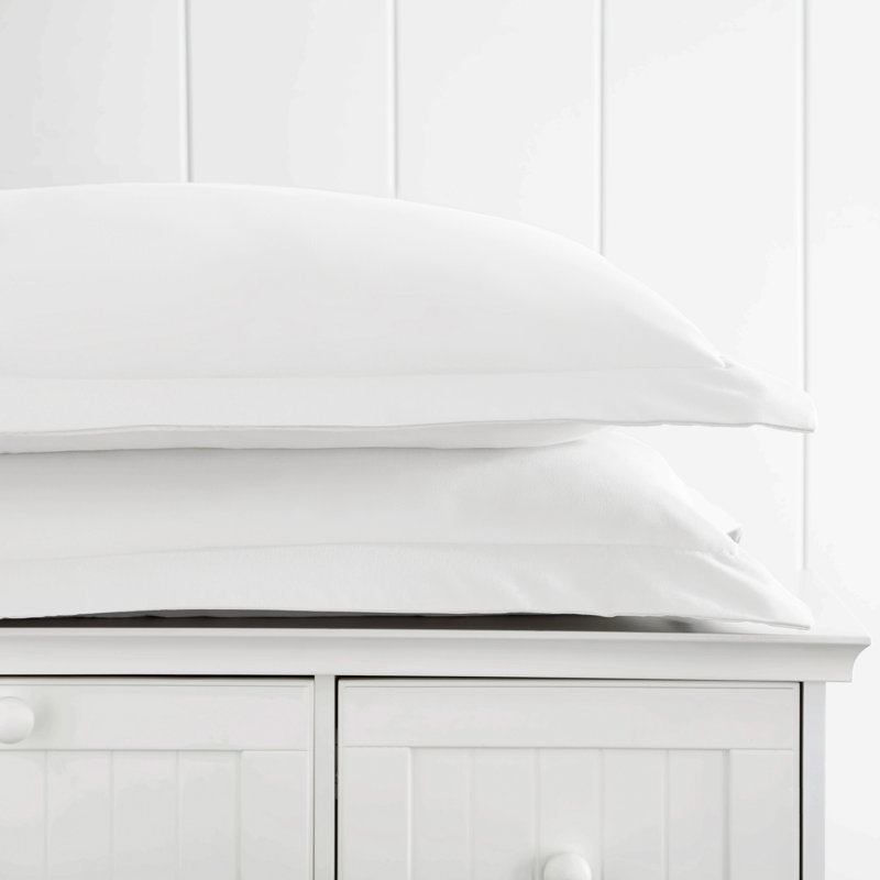 Pillow Shams 2-Pack Microfiber Ultra Soft Bedding, Standard, White