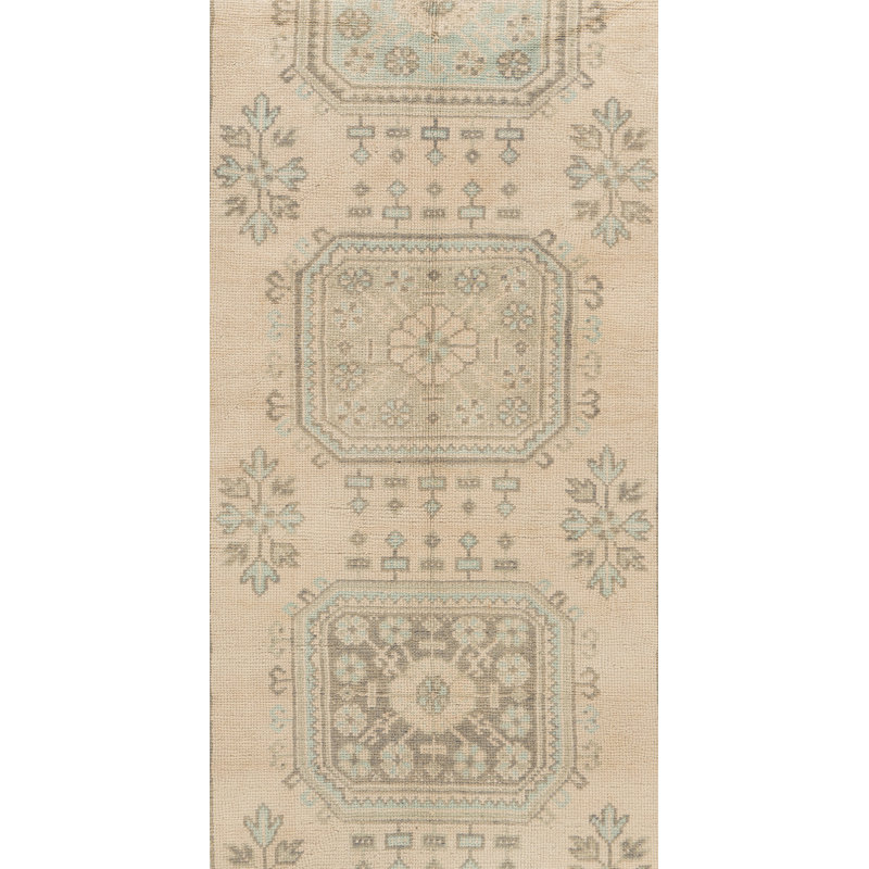 One-of-a-Kind Runner 4'7" X 11'2" Hand Knotted Area Rug