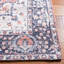 Tapis oriental tissé à plat à la main ivoire / bleu marine / rose Joppatowne-1679599138