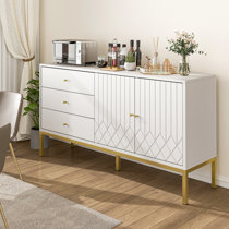 Nathan James Mason Storage Cabinet Free Standing Accent Sideboard Buf