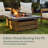 Honeycomb Edisto Outdoor Wood Burning Firepit-106633039
