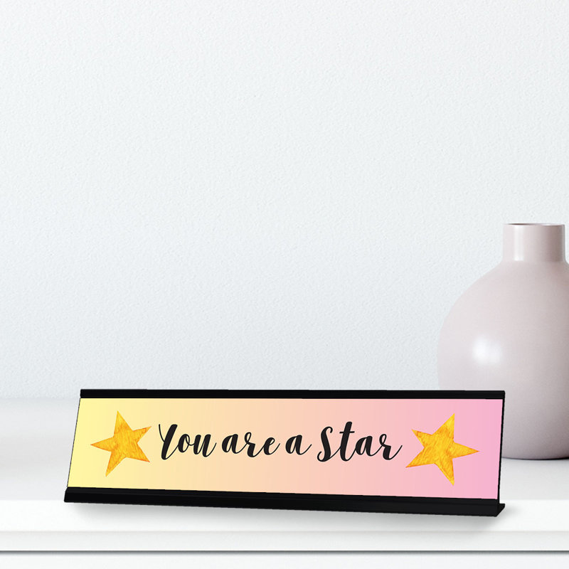 Enseigne de bureau You Are A Star