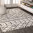 Bousquet Moroccan Beni Souk Cream/Black Rug-1921047187