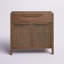 Commode d'appoint tissée 2 portes Bracha