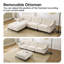 Canapé modulaire rembourré 3 personnes Modern Chenille-178368395