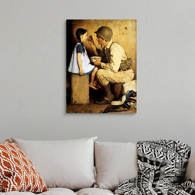 Art mural sur toile The American Way, H 32 po x l 24 po x P 1,25 po, Toile tendue