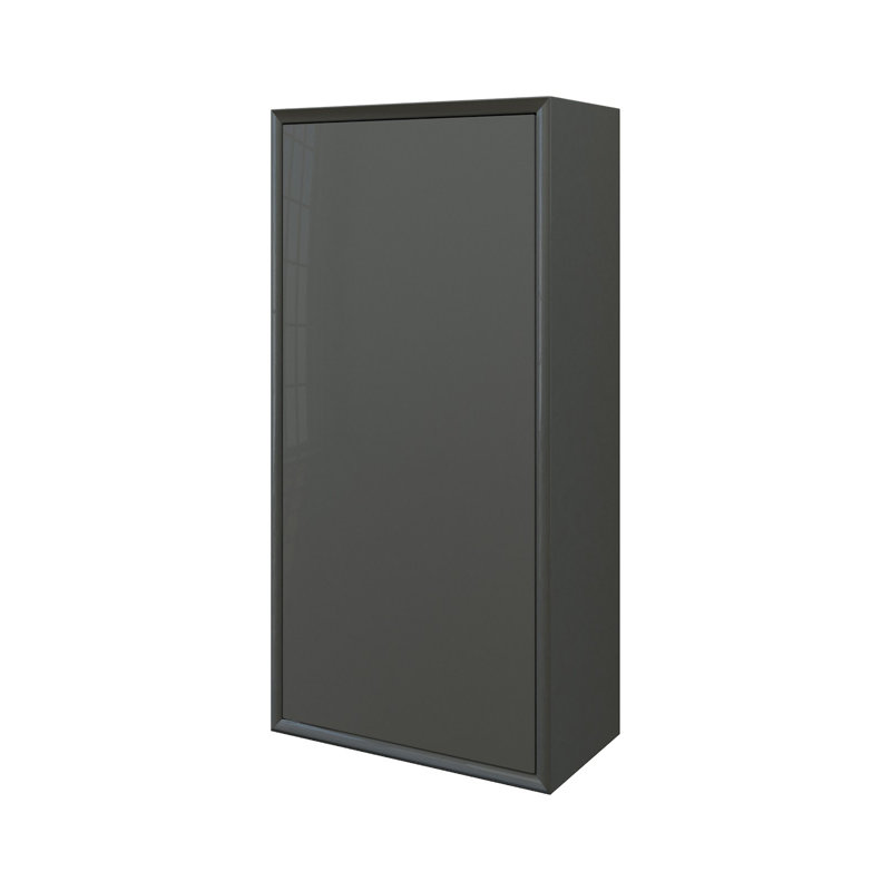 Armoire à linge murale, Gris foncé