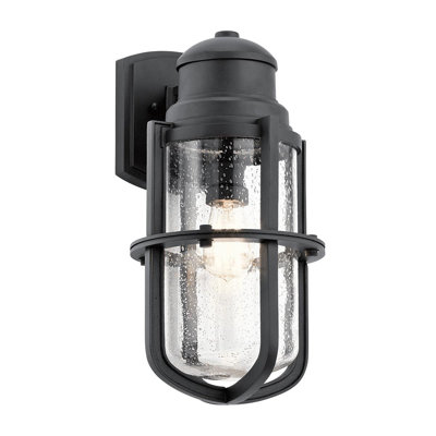 Lakemont Black Outdoor Wall Lantern